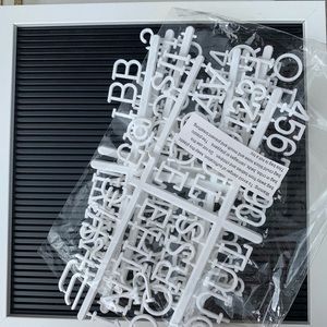 Black and white letterboard